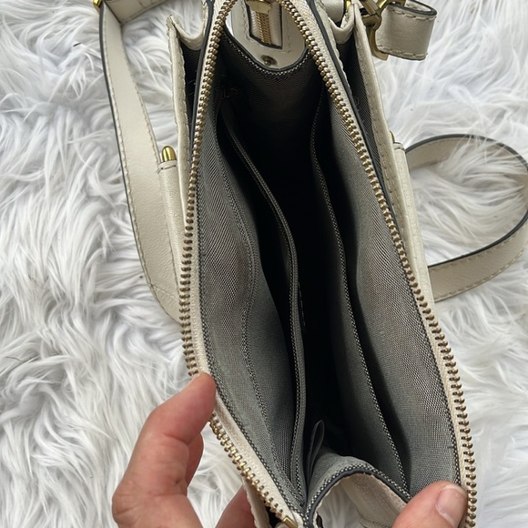 Fossil Ryder Mini Satchel genuine leather crossbody/shoulder or tote bag - Picture 14 of 16